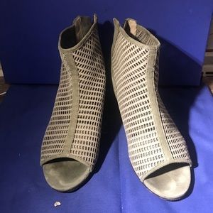 Eileen Fisher leather booties open sole